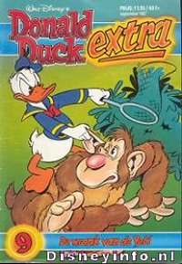 Front cover: Donald Duck Extra - 1987 - 09 - De Wraak Van De Yeti