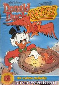 Front cover: Donald Duck Extra - 1987 - 12 - Het Verloren Dubbeltje