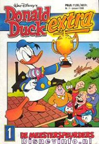 Front cover: Donald Duck Extra - 1988 - 01 - De Meesterspeurders