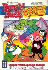 Front cover: Donald Duck Extra - 1988 - 11 - Heksen, Tovenaars En Draken