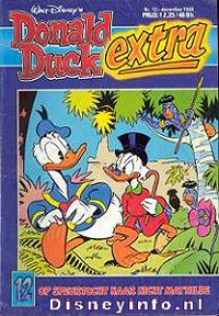 Front cover: Donald Duck Extra - 1988 - 12 - Op Speurtocht Naar Nicht Mathilde