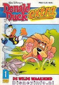 Front cover: Donald Duck Extra - 1989 - 01 - De Wilde Waakhond