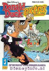 Front cover: Donald Duck Extra - 1989 - 03 - Op De Vlucht Voor Zwarte Magica