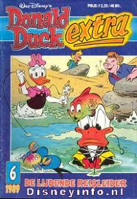 Front cover: Donald Duck Extra - 1989 - 06 - De Lijdende Reisleider