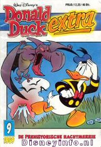 Front cover: Donald Duck Extra - 1989 - 09 - De Prehistorische Nachtmerrie