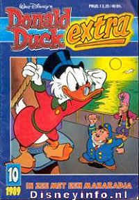 Front cover: Donald Duck Extra - 1989 - 10 - In Zee Met Een Maharadja