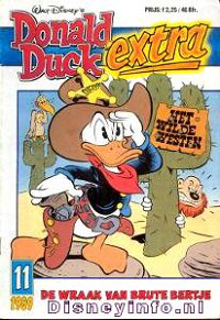 Front cover: Donald Duck Extra - 1989 - 11 - De Wraak Van Brute Bertje