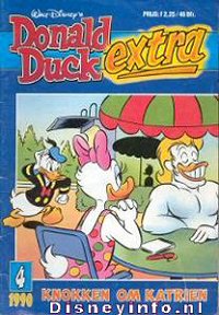 Front cover: Donald Duck Extra - 1990 - 04 - Knokken Om Katrien