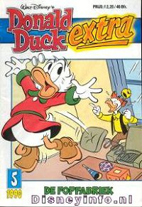 Front cover: Donald Duck Extra - 1990 - 05 - De Fopfabriek