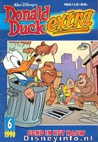 Front cover: Donald Duck Extra - 1990 - 06 - Eend In Het Nauw