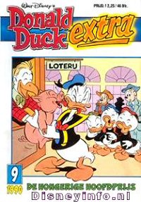 Front cover: Donald Duck Extra - 1990 - 09 - De Hongerige Hoofdprijs