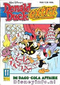 Front cover: Donald Duck Extra - 1990 - 11 - De Dago-Cola Affaire