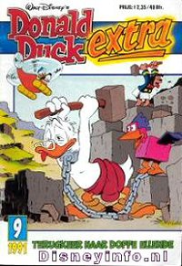 Front cover: Donald Duck Extra - 1991 - 09 - Terugkeer Naar Doffe Ellende