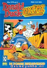 Front cover: Donald Duck Extra - 1991 - 10 - De Domme Dierenvriend