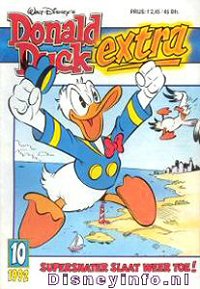 Front cover: Donald Duck Extra - 1992 - 10 - Supersnater Slaat Weer Toe!