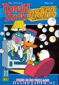 Front cover: Donald Duck Extra - 1992 - 11 - Eend In De Reclame