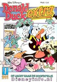 Front cover: Donald Duck Extra - 1993 - 01 - Op Jacht Naar De Hoofdprijs