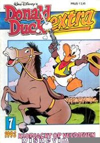 Front cover: Donald Duck Extra - 1993 - 07 - Klopjacht Op Veedieven