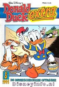 Front cover: Donald Duck Extra - 1993 - 08 - De Onverschrokken Oppasser