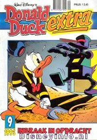 Front cover: Donald Duck Extra - 1993 - 09 - Inbraak In Opdracht