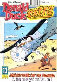 Front cover: Donald Duck Extra - 1993 - 13 - Avontuur Op De Pampa