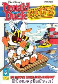 Front cover: Donald Duck Extra - 1994 - 04 - De Grote Schilderijenroof