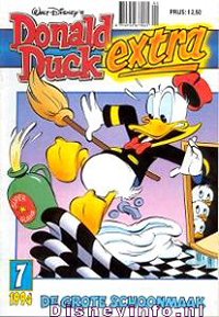 Front cover: Donald Duck Extra - 1994 - 07 - De Grote Schoonmaak