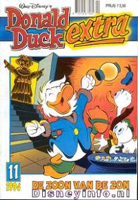 Front cover: Donald Duck Extra - 1994 - 11 - De Zoon Van De Zon