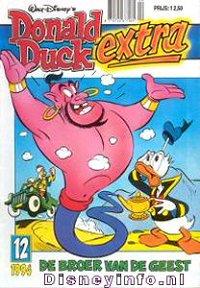 Front cover: Donald Duck Extra - 1994 - 12 - De Broer Van De Geest