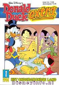 Front cover: Donald Duck Extra - 1995 - 01 - Het Ondergrondse Land