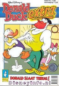 Front cover: Donald Duck Extra - 1995 - 04 - Donald Slaat Terug!