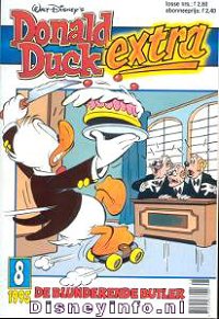 Front cover: Donald Duck Extra - 1995 - 08 - De Blunderende Butler