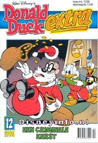 Front cover: Donald Duck Extra - 1995 - 12 - Een Criminele Kerst