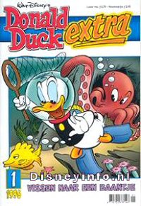 Front cover: Donald Duck Extra - 1996 - 01 - Vissen Naar Een Baantje