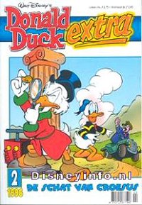 Front cover: Donald Duck Extra - 1996 - 02 - De Schat Van Croesus