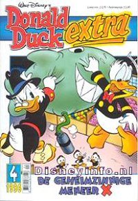 Front cover: Donald Duck Extra - 1996 - 04 - De Geheimzinnige Meneer X