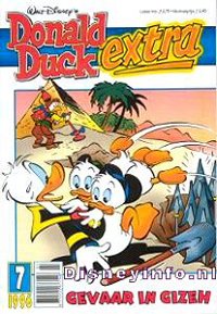 Front cover: Donald Duck Extra - 1996 - 07 - Gevaar In Gizeh