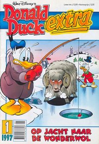 Front cover: Donald Duck Extra - 1997 - 01 - Op Jacht Naar De Wonderwol