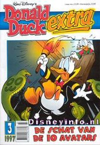 Front cover: Donald Duck Extra - 1997 - 03 - De Schat Van De 10 Avatars