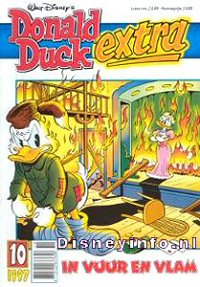 Front cover: Donald Duck Extra - 1997 - 10 - In Vuur En Vlam