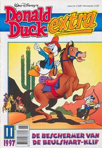 Front cover: Donald Duck Extra - 1997 - 11 - De Beschermer Van De Beulshart-Klif