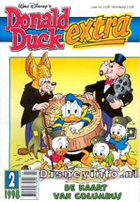 Front cover: Donald Duck Extra - 1998 - 02 - De Kaart Van Columbus