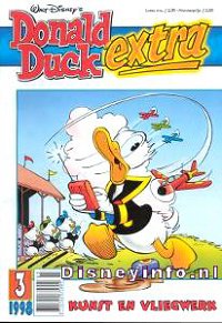 Front cover: Donald Duck Extra - 1998 - 03 - Kunst En Vliegwerk