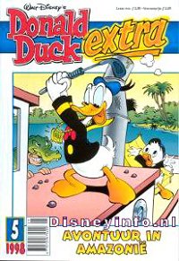 Front cover: Donald Duck Extra - 1998 - 05 - Avontuur In Amazonië