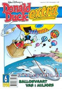 Front cover: Donald Duck Extra - 1998 - 06 - Ballonvaart Van 1 Miljoen