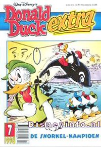 Front cover: Donald Duck Extra - 1998 - 07 - De Snorkel-Kampioen