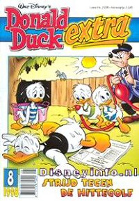 Front cover: Donald Duck Extra - 1998 - 08 - Strijd Tegen De Hittegolf