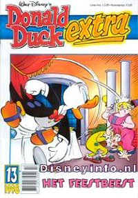 Front cover: Donald Duck Extra - 1998 - 13 - Het Feestbeest