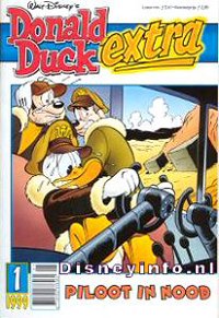 Front cover: Donald Duck Extra - 1999 - 01 - Piloot In Nood