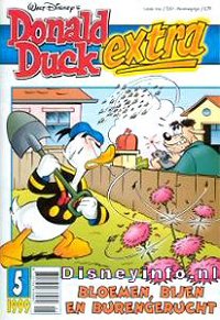 Front cover: Donald Duck Extra - 1999 - 05 - Bloemen,  Bijen En Burengerucht